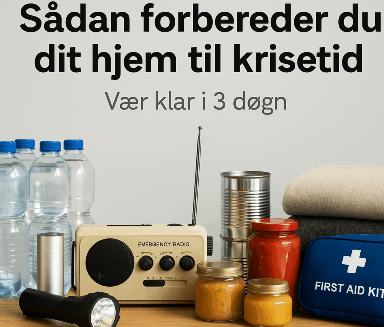 Sådan forbereder du dit hjem til krisetid