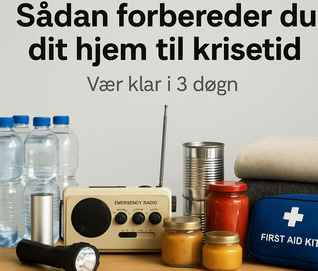 Sådan forbereder du dit hjem til krisetid