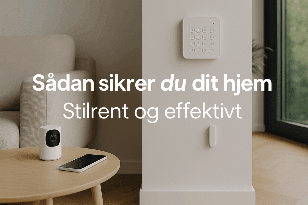 Sådan sikre du dit hjem stilrent og effektiv