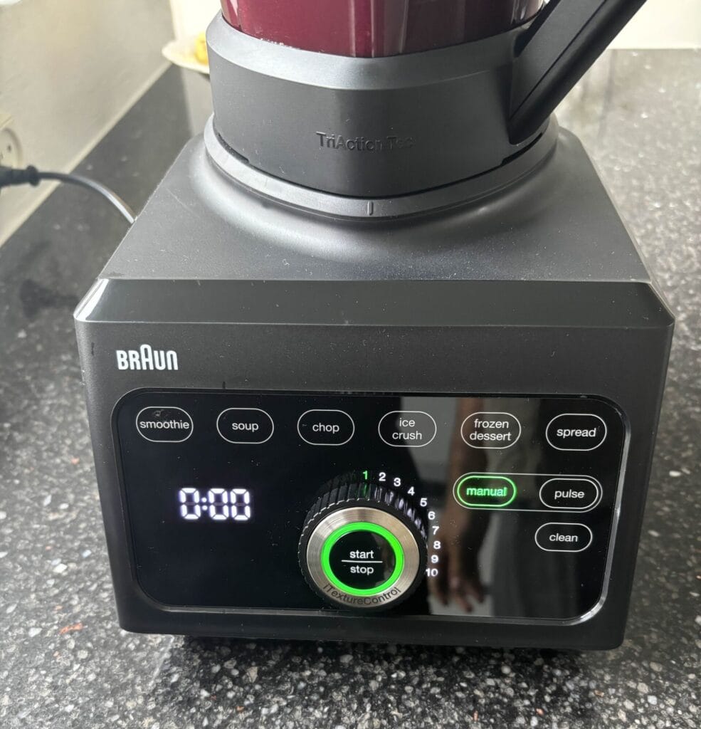 Braun Power Blend 9 interface