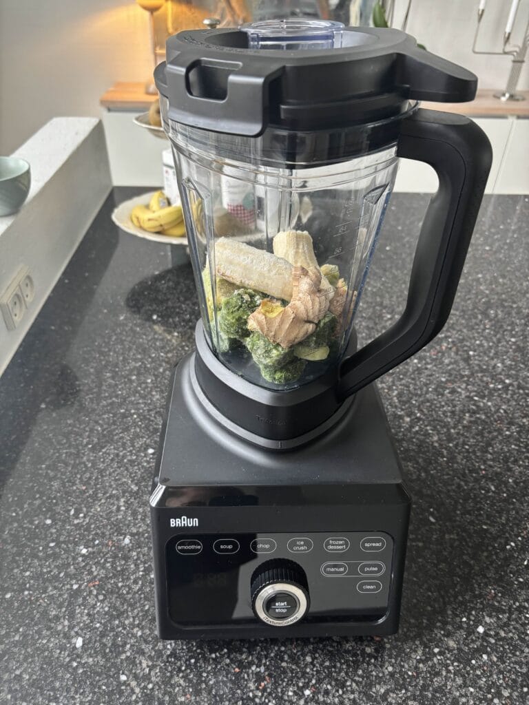 Braun blender grøn smoothie