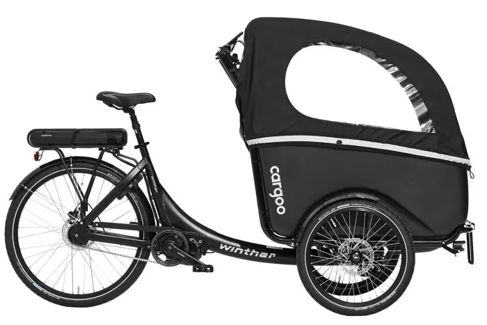 Winther cargoo el ladcykel bafang motor