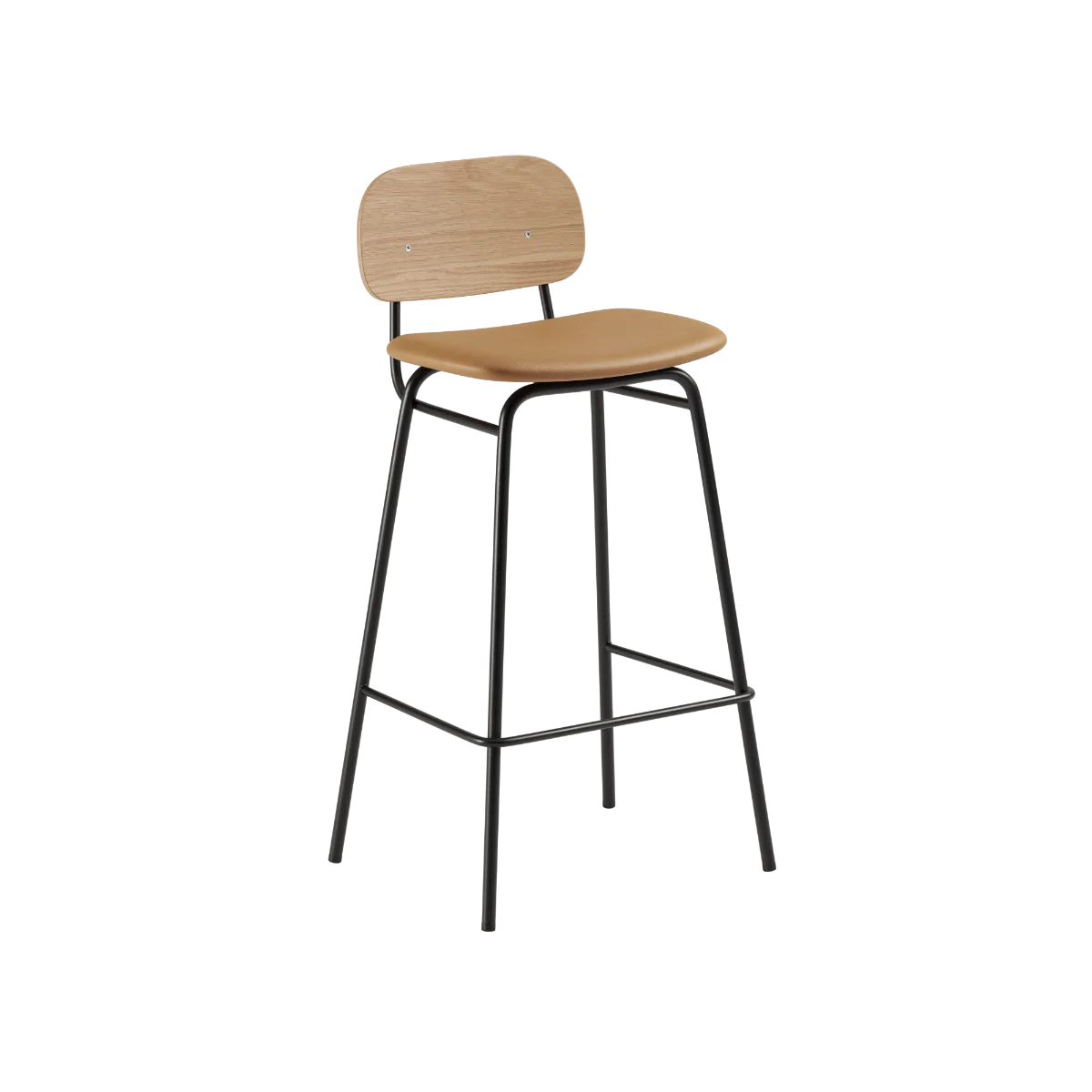 SACKit Frame Bar Stool med ryglæn