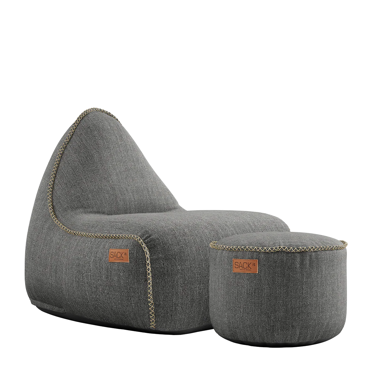 Cobana Lounge Chair & Pouf