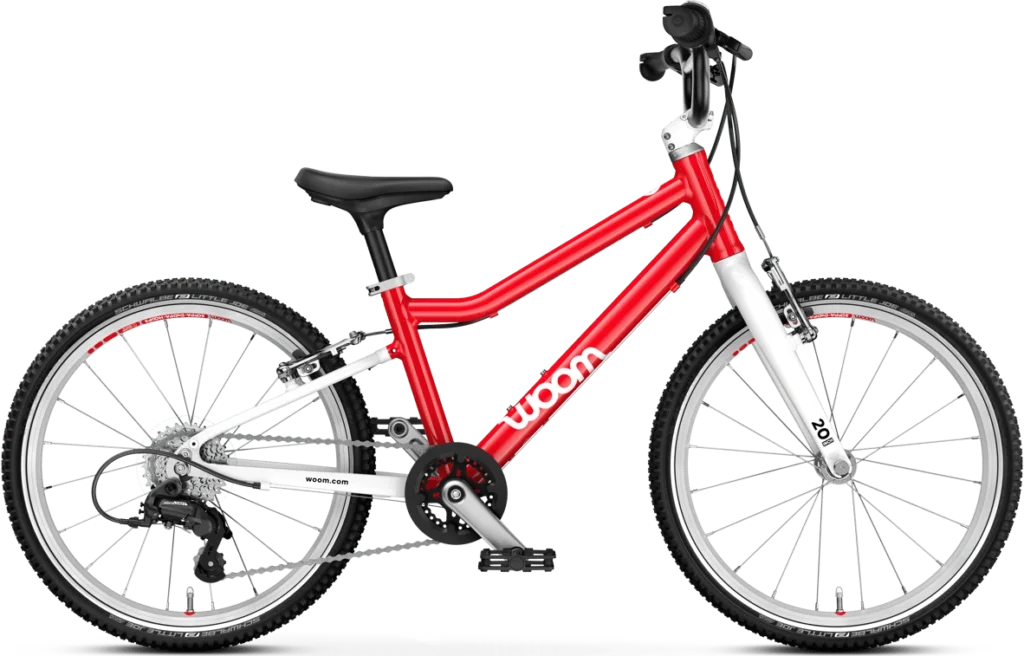 Woom Go 4 i rød bedste lette cykel